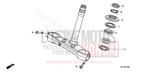 PIANTONE STERZO CBR1000RR8 di 2008